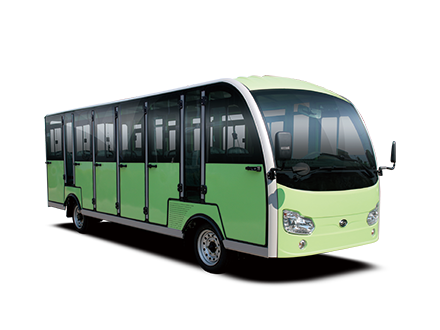 奥辉23座全封闭燃油观光车